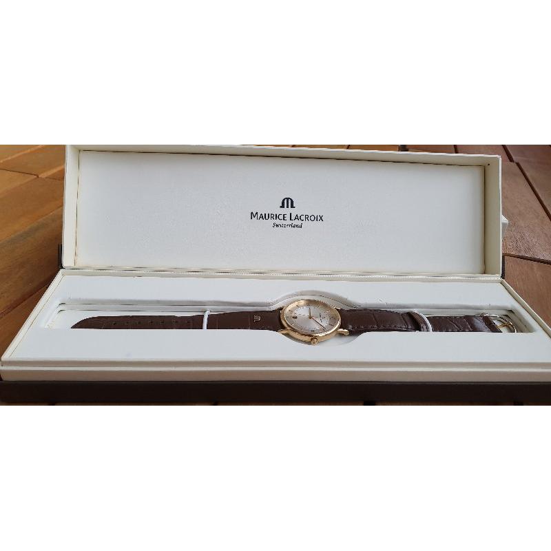 MAURICE LACROIX GOLD PLATED  ORIGINAL SWISS WATCH
