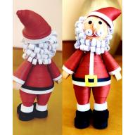 Quilling Santa Claus for gift your Child on Christmas